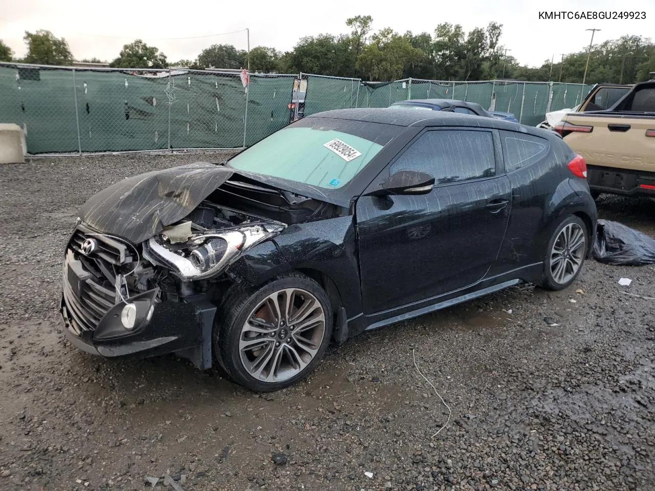 KMHTC6AE8GU249923 2016 Hyundai Veloster Turbo