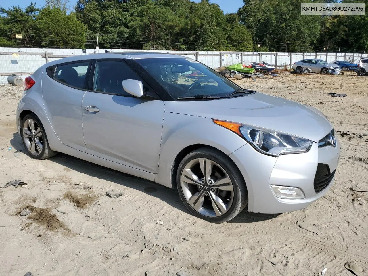 2016 Hyundai Veloster VIN: KMHTC6AD8GU272996 Lot: 70380414