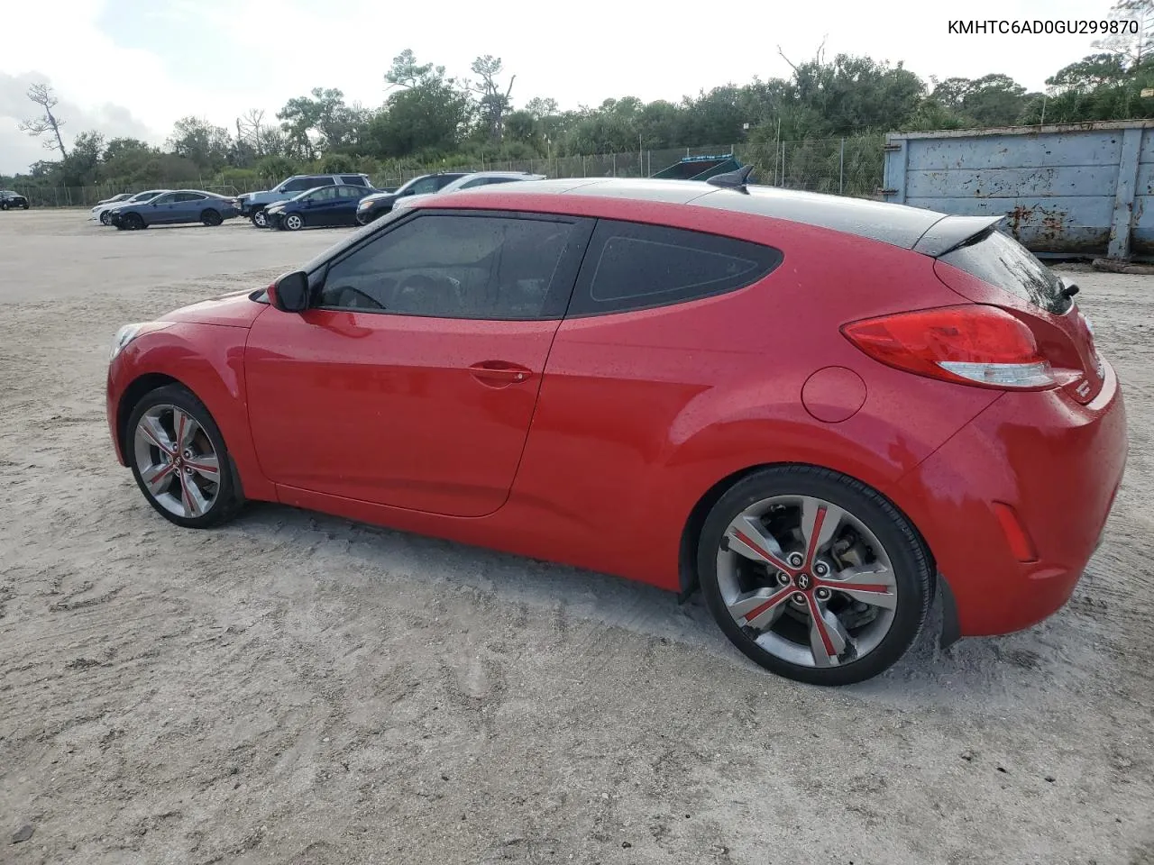 2016 Hyundai Veloster VIN: KMHTC6AD0GU299870 Lot: 70583364