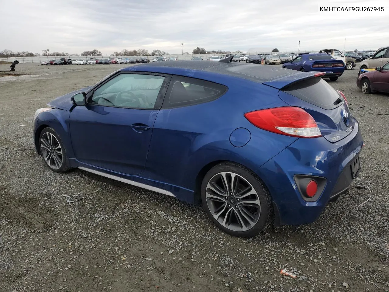 2016 Hyundai Veloster Turbo VIN: KMHTC6AE9GU267945 Lot: 70718484