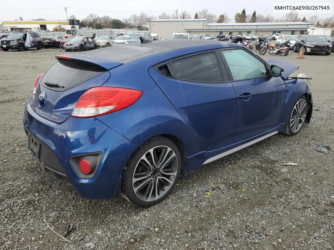 KMHTC6AE9GU267945 2016 Hyundai Veloster Turbo