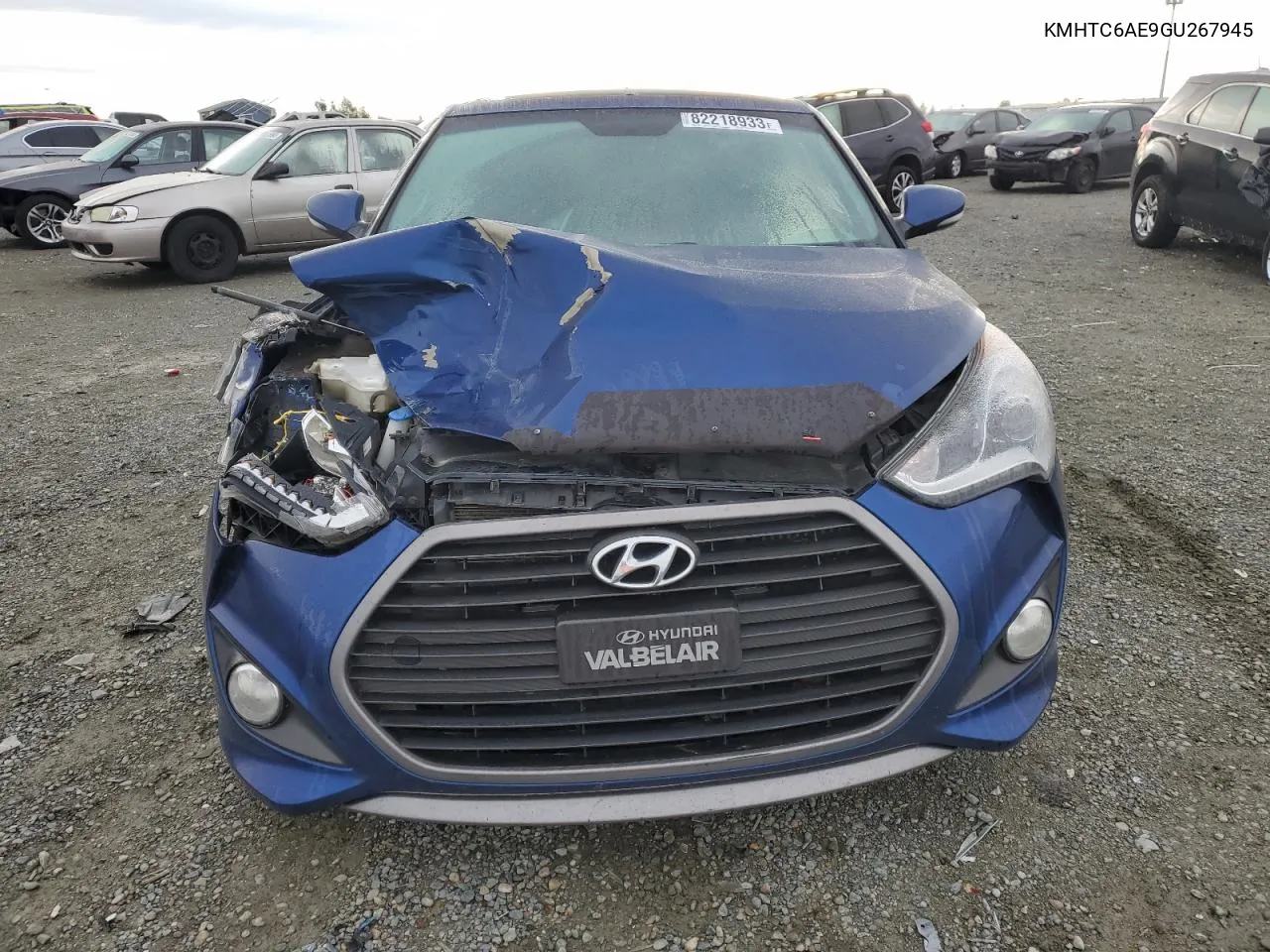 KMHTC6AE9GU267945 2016 Hyundai Veloster Turbo