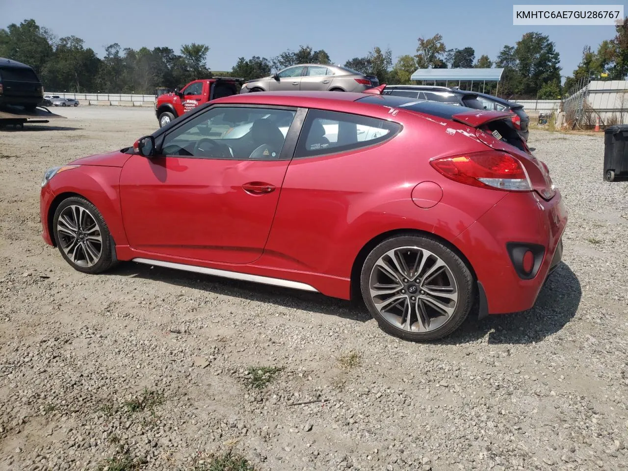 2016 Hyundai Veloster Turbo VIN: KMHTC6AE7GU286767 Lot: 70764284