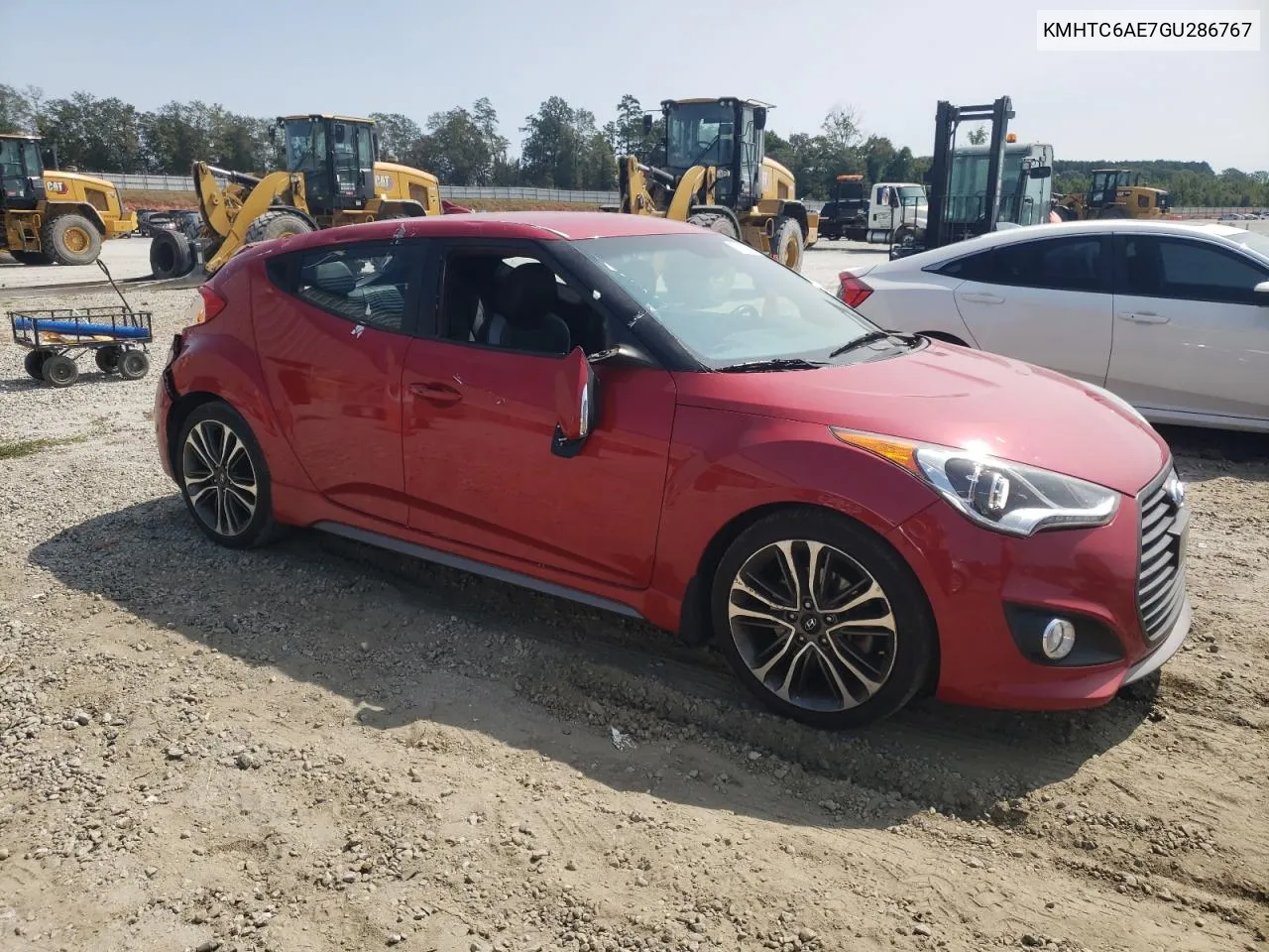 2016 Hyundai Veloster Turbo VIN: KMHTC6AE7GU286767 Lot: 70764284