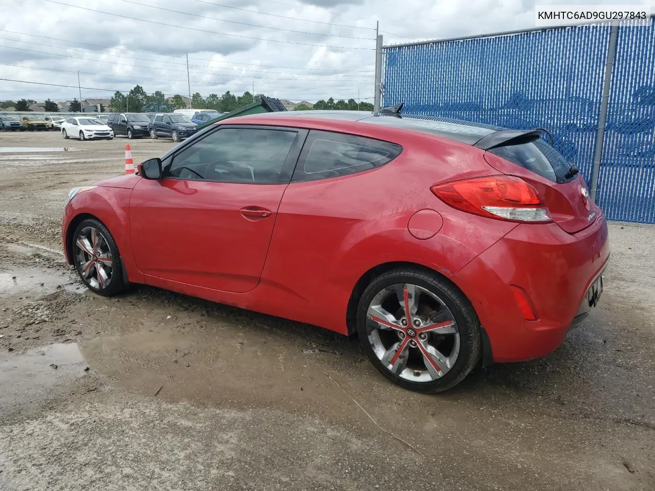 2016 Hyundai Veloster VIN: KMHTC6AD9GU297843 Lot: 70899954