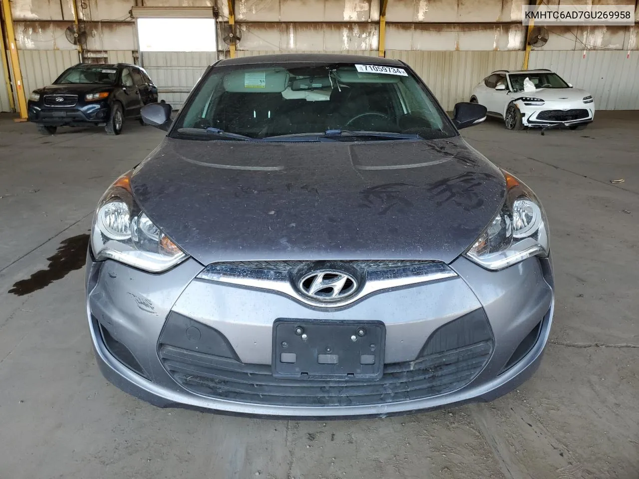 2016 Hyundai Veloster VIN: KMHTC6AD7GU269958 Lot: 71059734