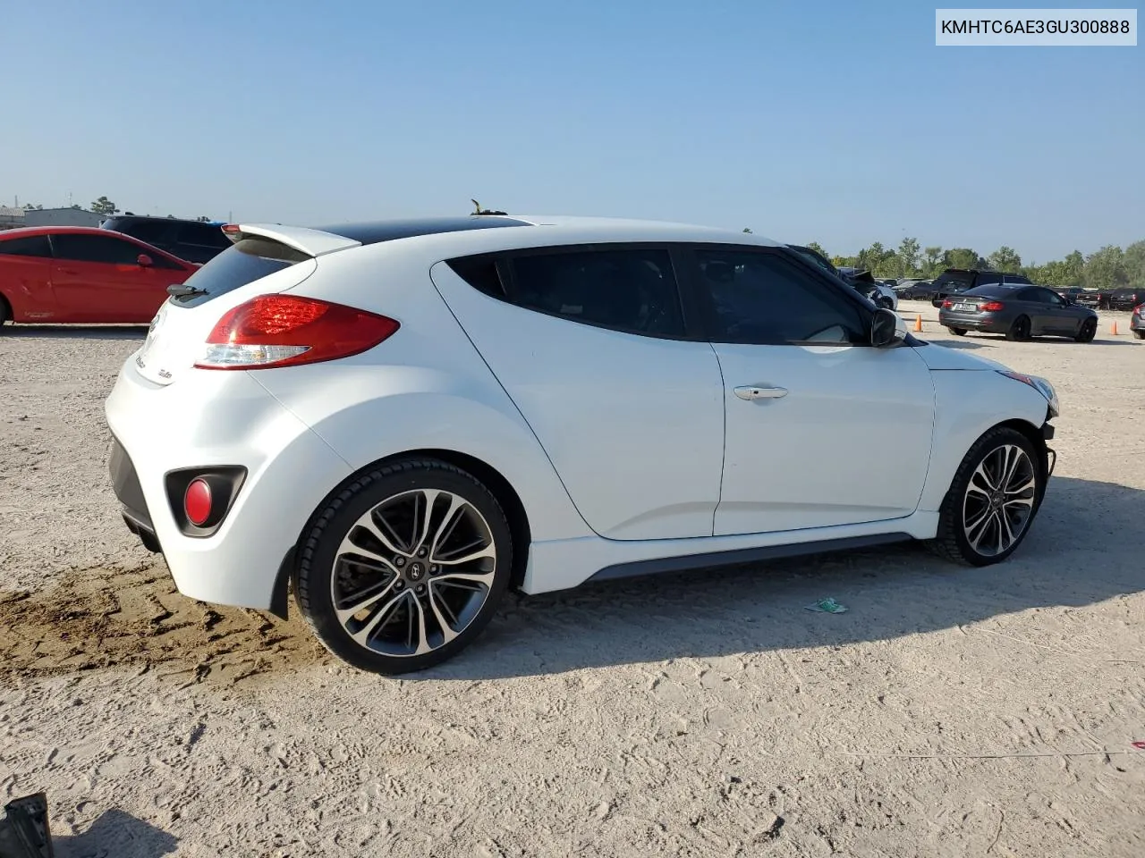 KMHTC6AE3GU300888 2016 Hyundai Veloster Turbo