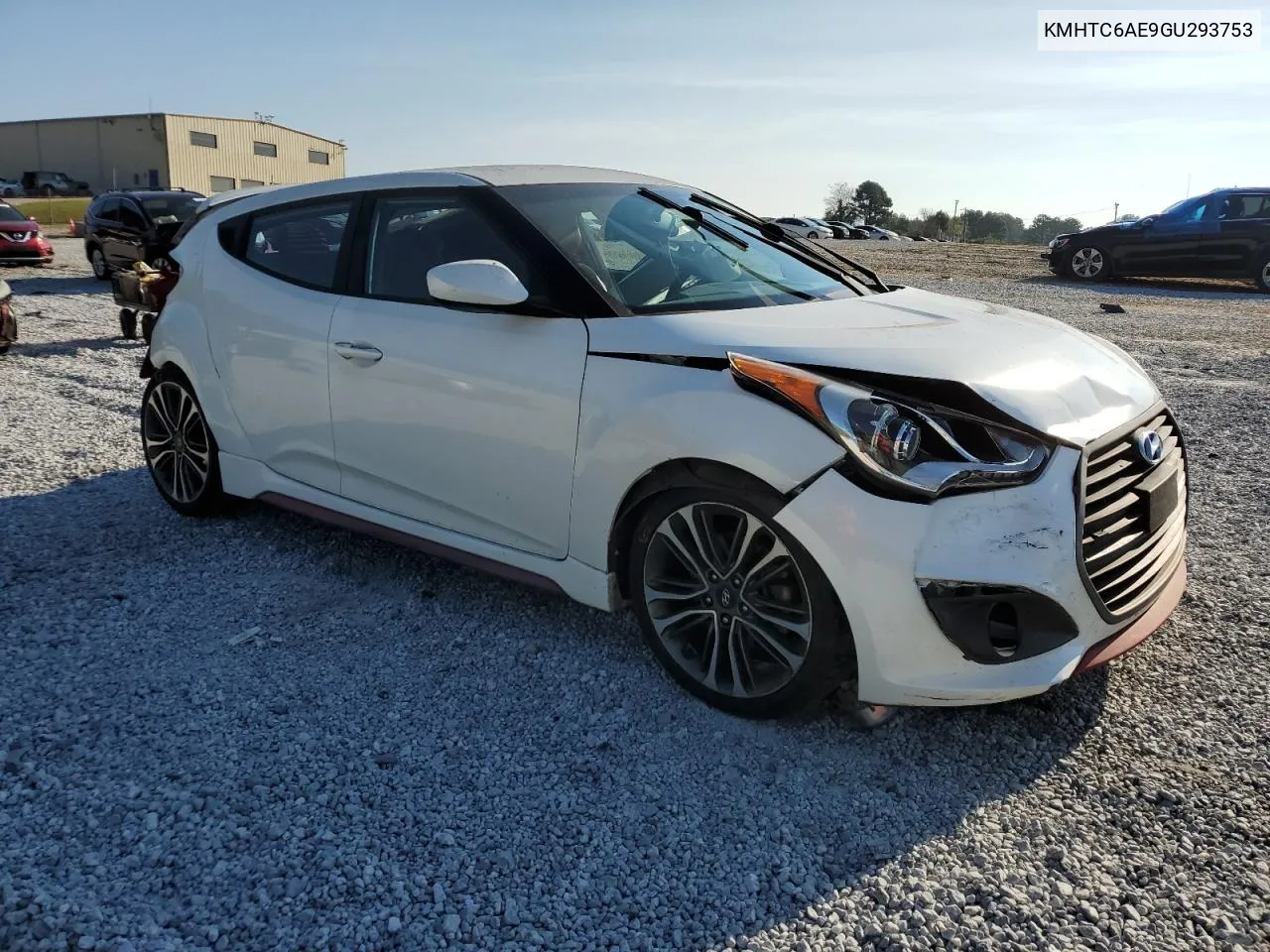 2016 Hyundai Veloster Turbo VIN: KMHTC6AE9GU293753 Lot: 72411954