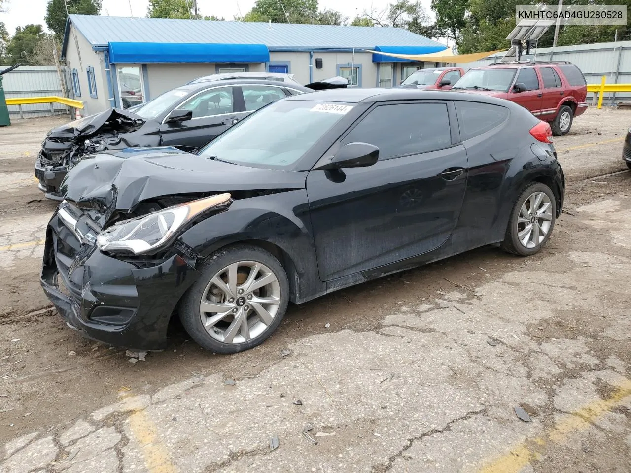 2016 Hyundai Veloster VIN: KMHTC6AD4GU280528 Lot: 72826144