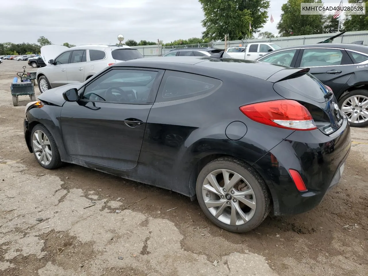 2016 Hyundai Veloster VIN: KMHTC6AD4GU280528 Lot: 72826144