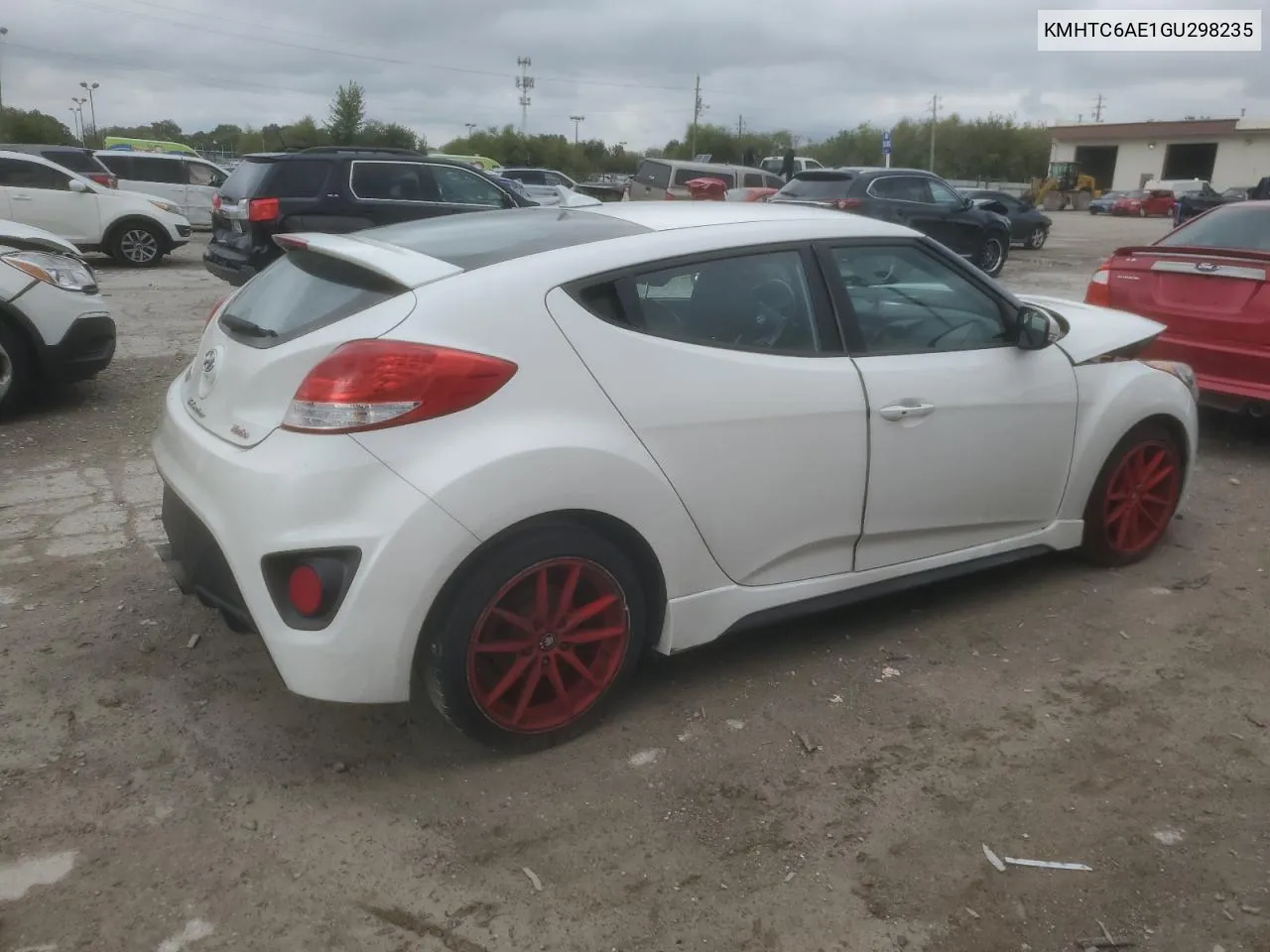 2016 Hyundai Veloster Turbo VIN: KMHTC6AE1GU298235 Lot: 72946564