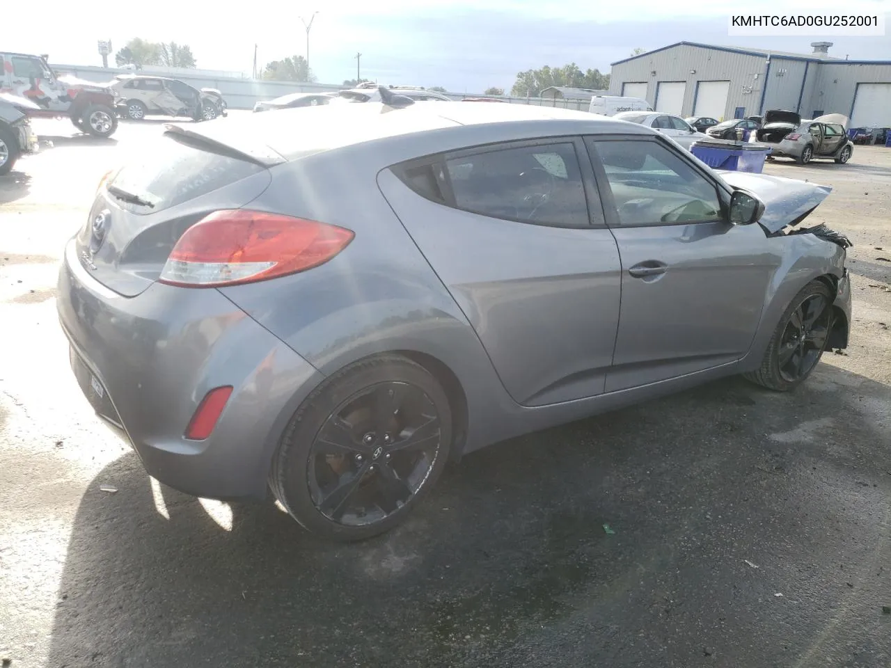 2016 Hyundai Veloster VIN: KMHTC6AD0GU252001 Lot: 73520274