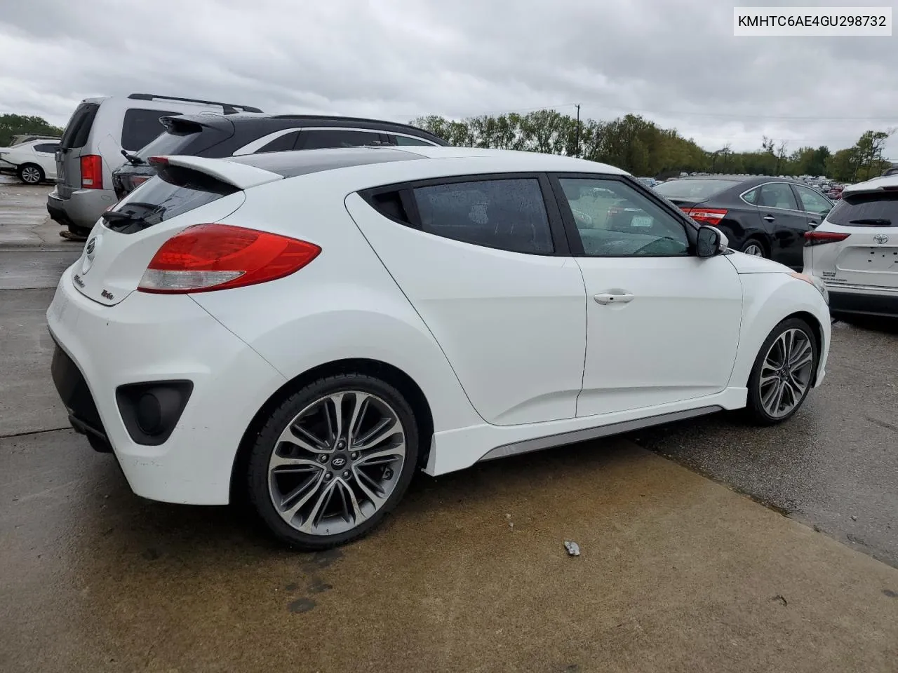 2016 Hyundai Veloster Turbo VIN: KMHTC6AE4GU298732 Lot: 73544994