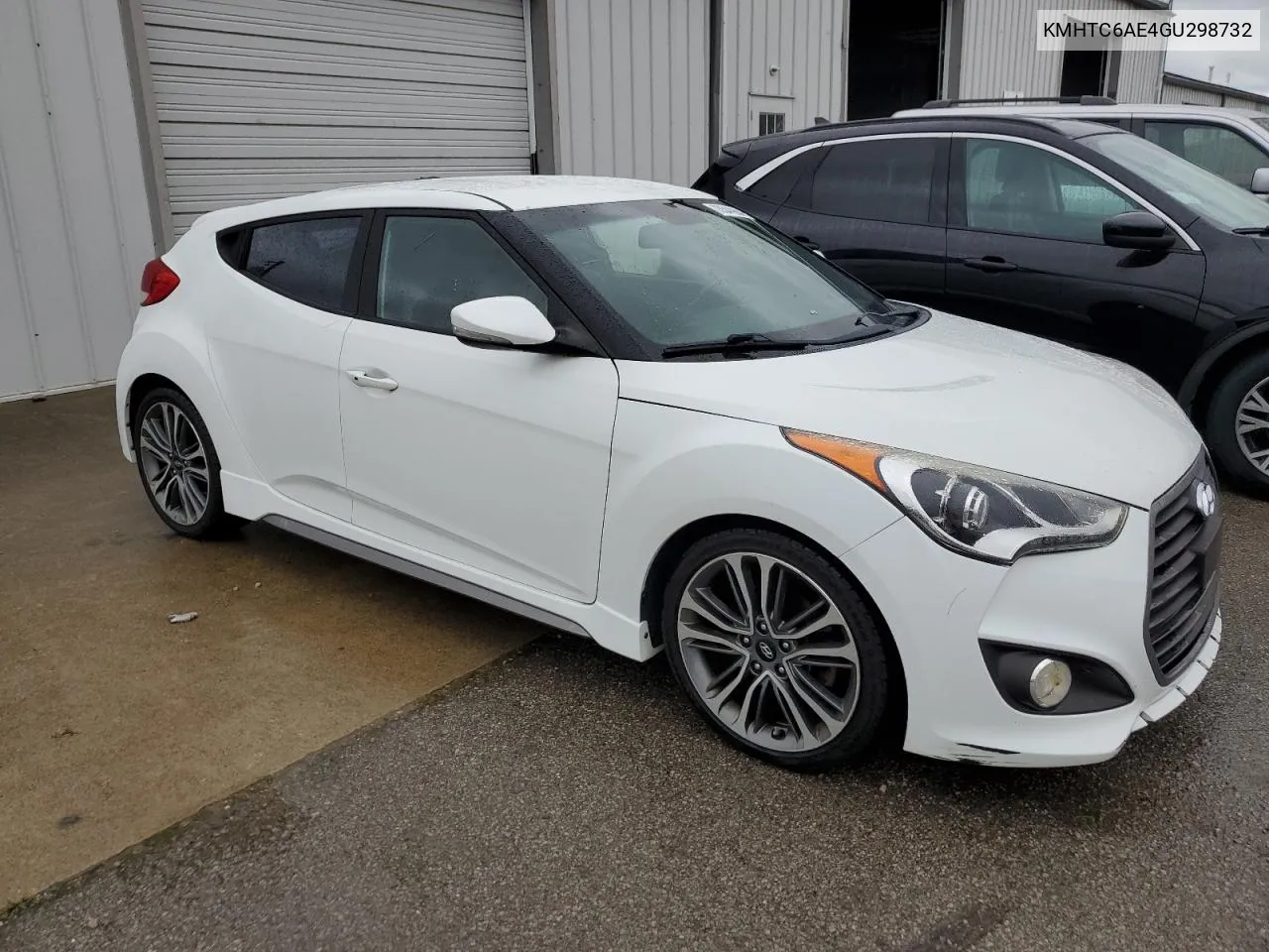 2016 Hyundai Veloster Turbo VIN: KMHTC6AE4GU298732 Lot: 73544994