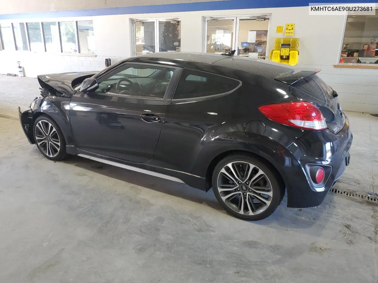 2016 Hyundai Veloster Turbo VIN: KMHTC6AE9GU273681 Lot: 75125514