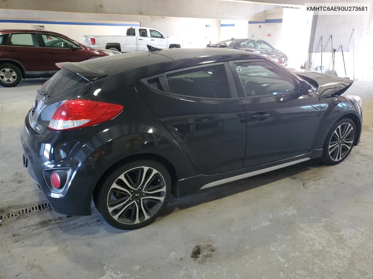 2016 Hyundai Veloster Turbo VIN: KMHTC6AE9GU273681 Lot: 75125514