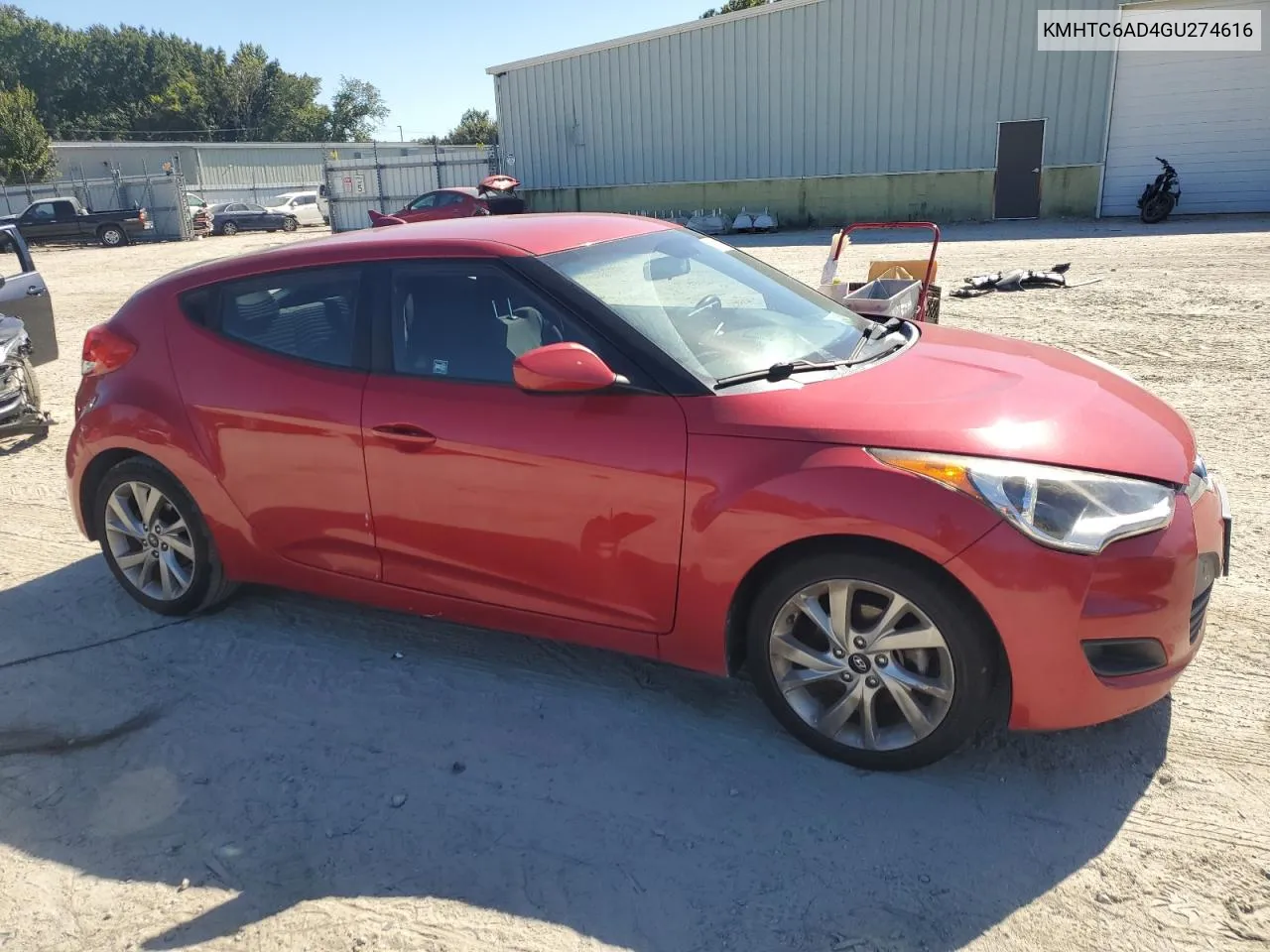 KMHTC6AD4GU274616 2016 Hyundai Veloster