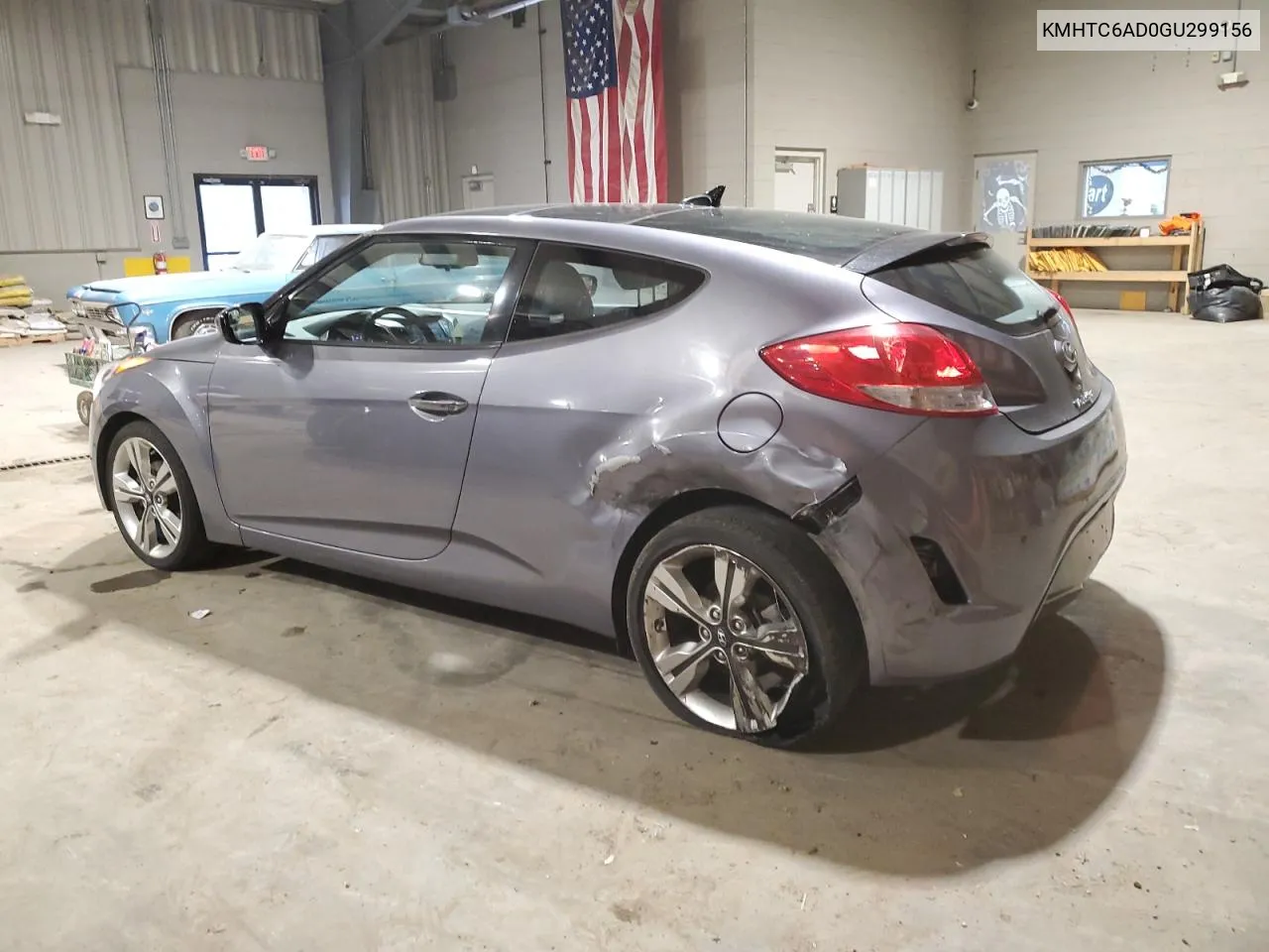 2016 Hyundai Veloster VIN: KMHTC6AD0GU299156 Lot: 75708284