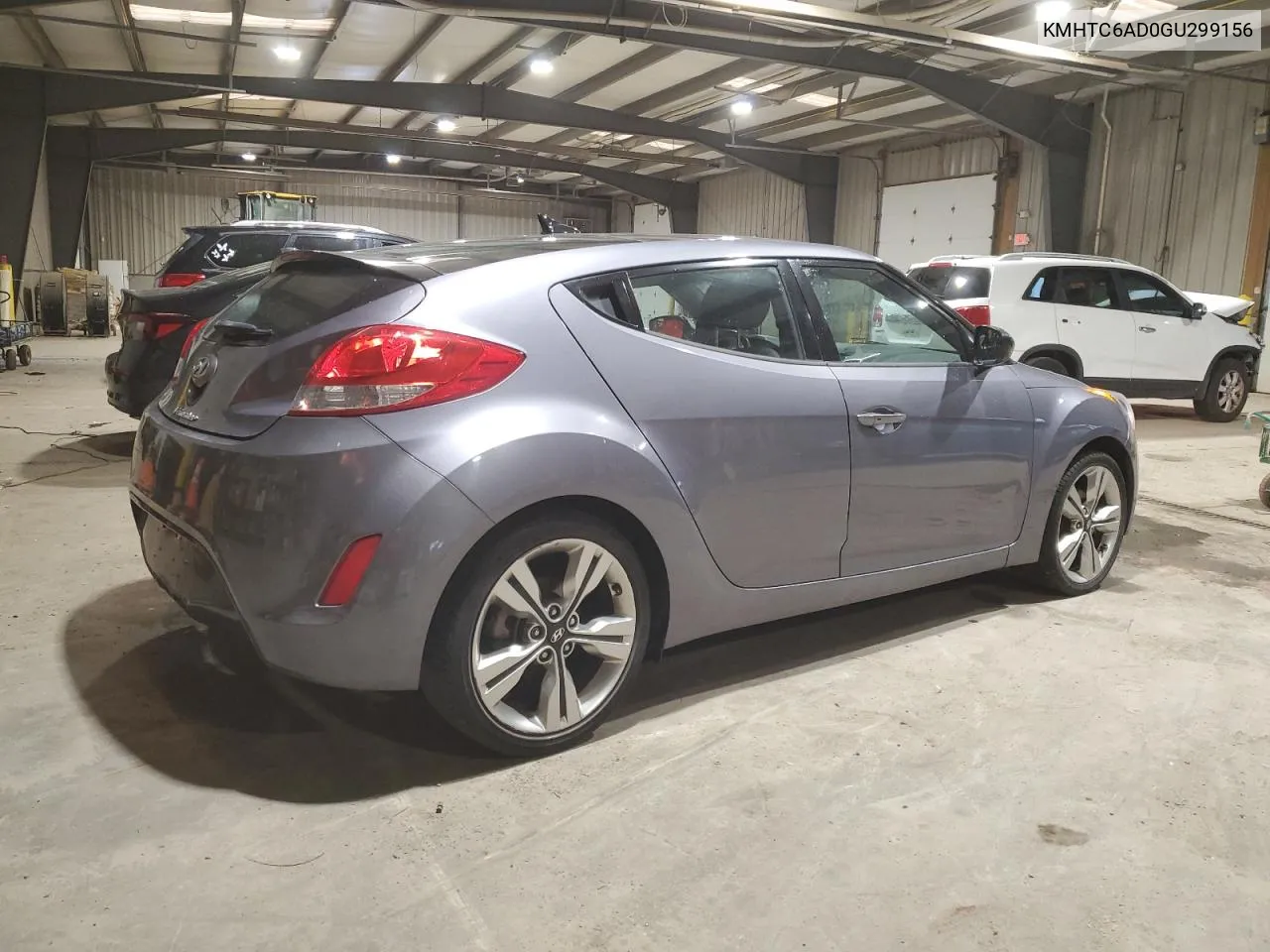 2016 Hyundai Veloster VIN: KMHTC6AD0GU299156 Lot: 75708284