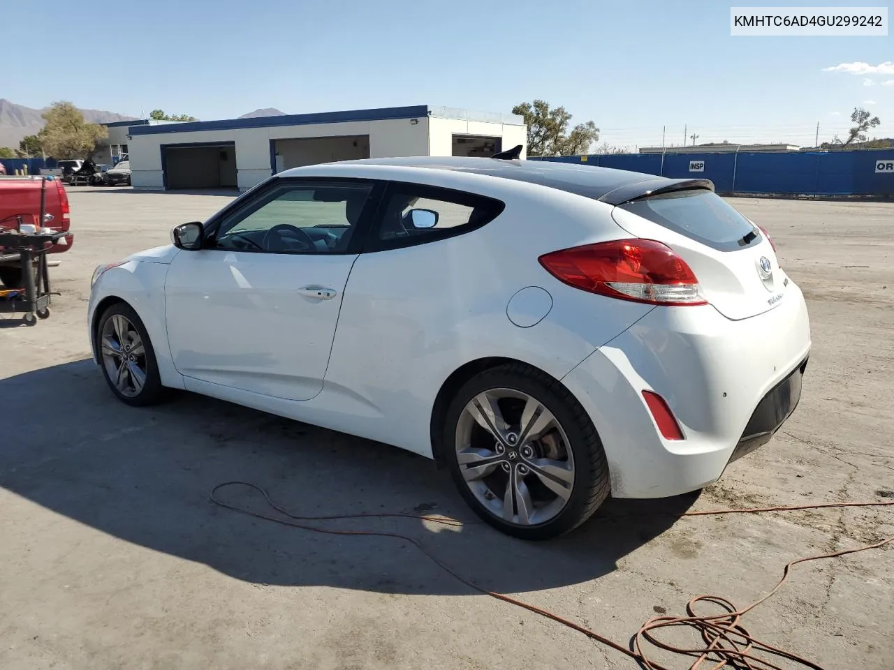 2016 Hyundai Veloster VIN: KMHTC6AD4GU299242 Lot: 75996484