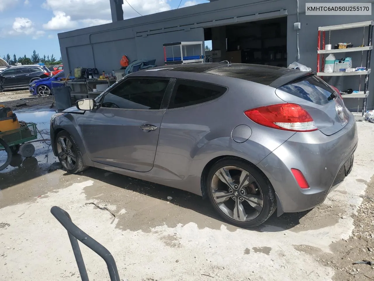 2016 Hyundai Veloster VIN: KMHTC6AD5GU255170 Lot: 76111294