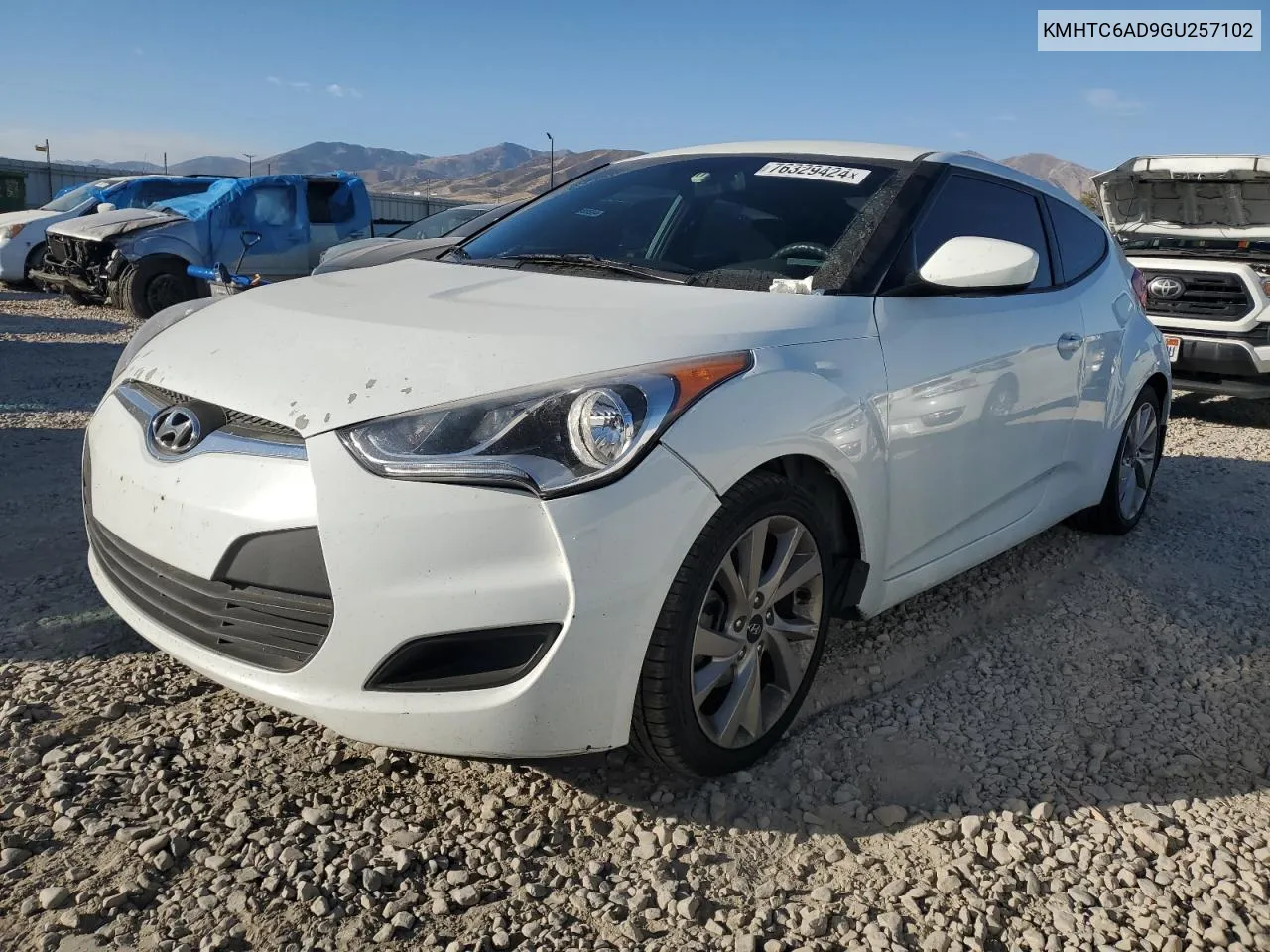 KMHTC6AD9GU257102 2016 Hyundai Veloster