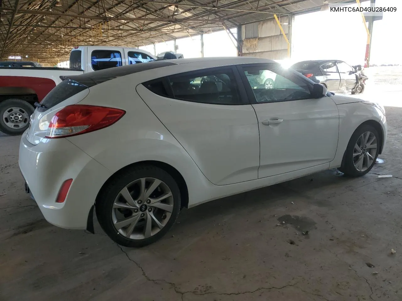 2016 Hyundai Veloster VIN: KMHTC6AD4GU286409 Lot: 76399434