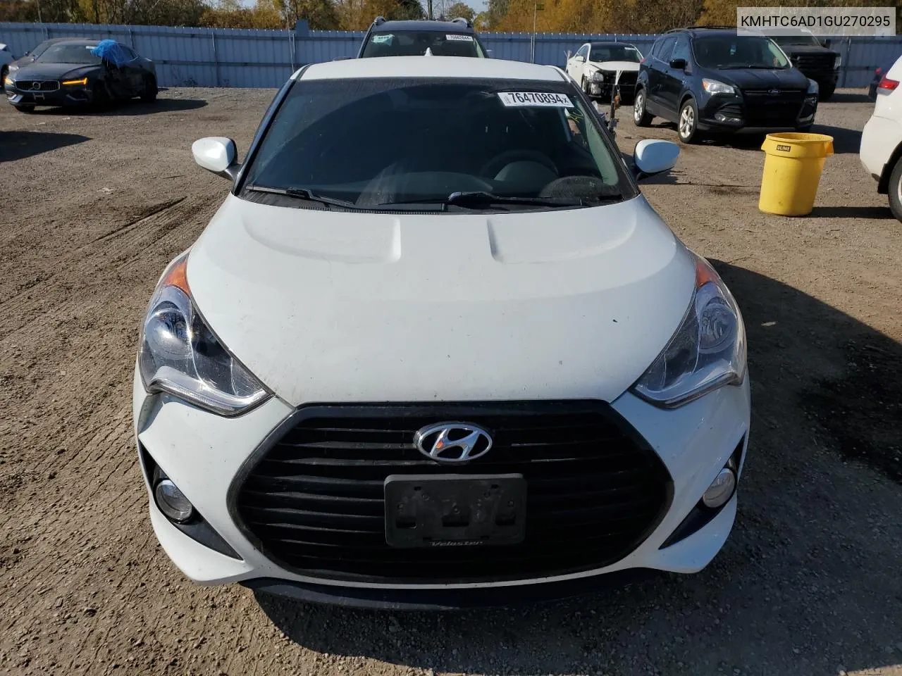 2016 Hyundai Veloster VIN: KMHTC6AD1GU270295 Lot: 76470894