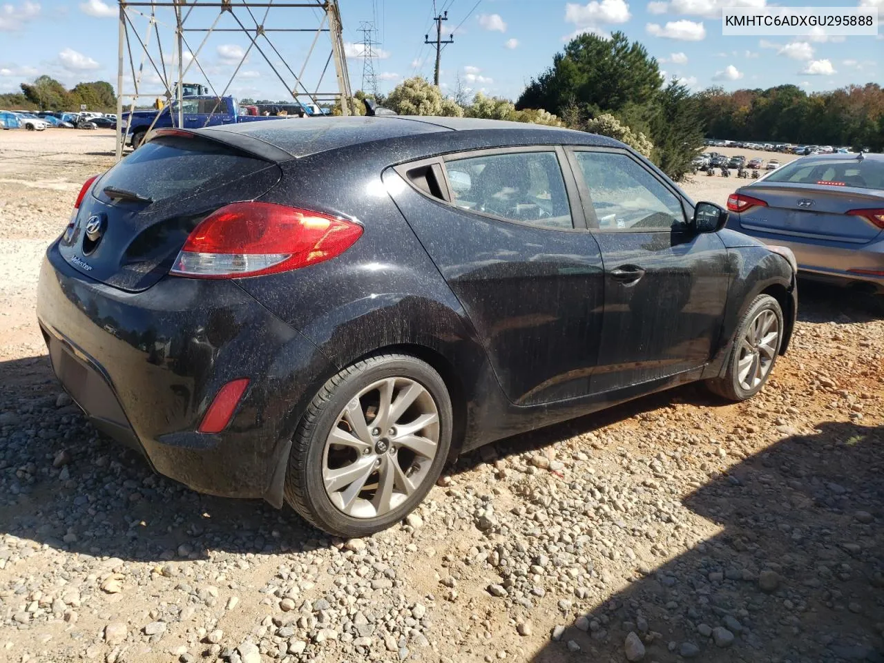 2016 Hyundai Veloster VIN: KMHTC6ADXGU295888 Lot: 76509614