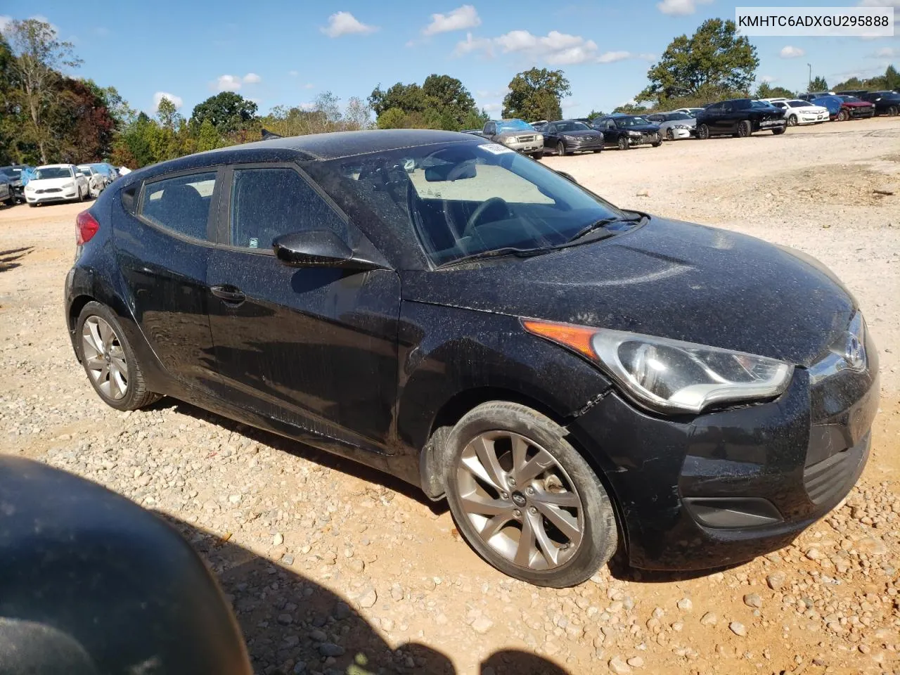 2016 Hyundai Veloster VIN: KMHTC6ADXGU295888 Lot: 76509614