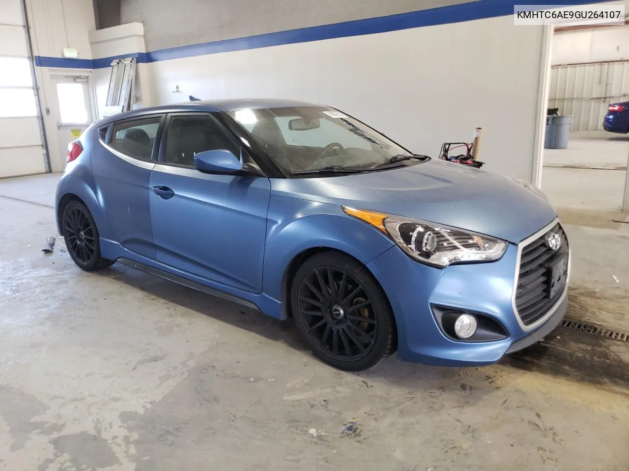 2016 Hyundai Veloster Turbo VIN: KMHTC6AE9GU264107 Lot: 76879324