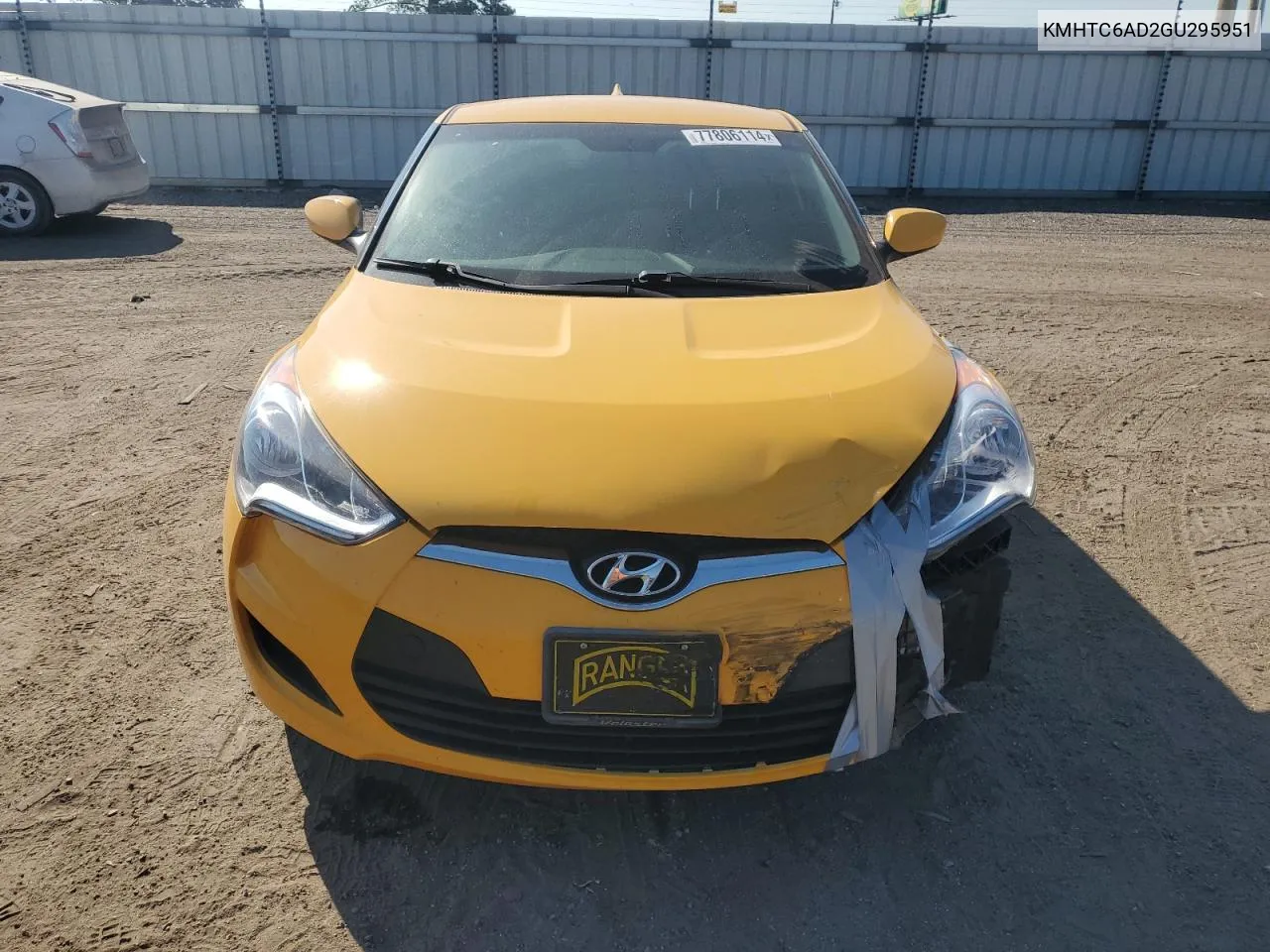 KMHTC6AD2GU295951 2016 Hyundai Veloster