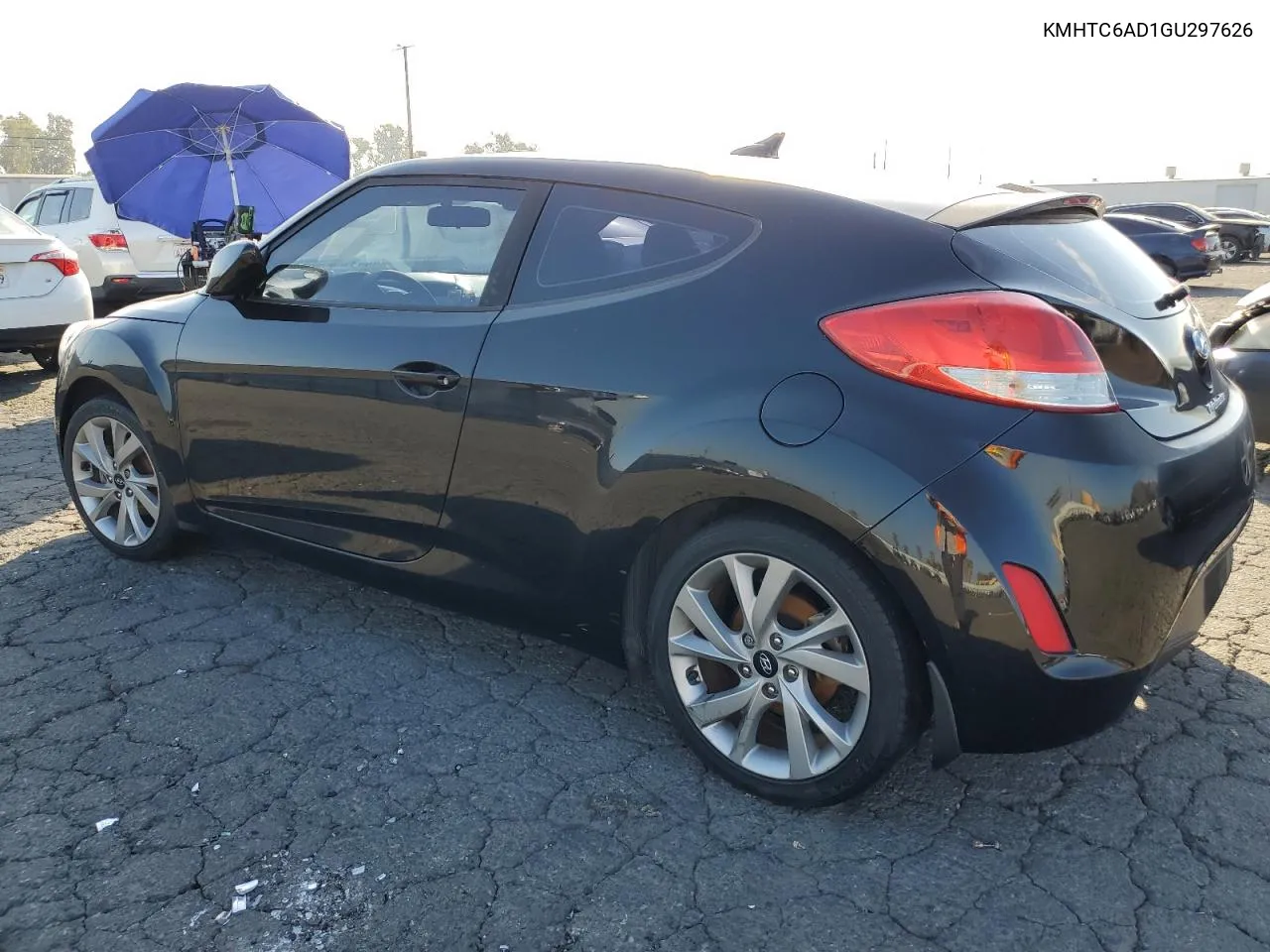 2016 Hyundai Veloster VIN: KMHTC6AD1GU297626 Lot: 78082444