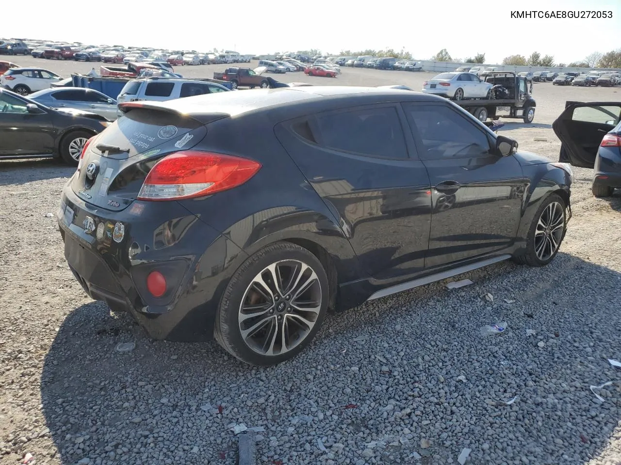 2016 Hyundai Veloster Turbo VIN: KMHTC6AE8GU272053 Lot: 78258034