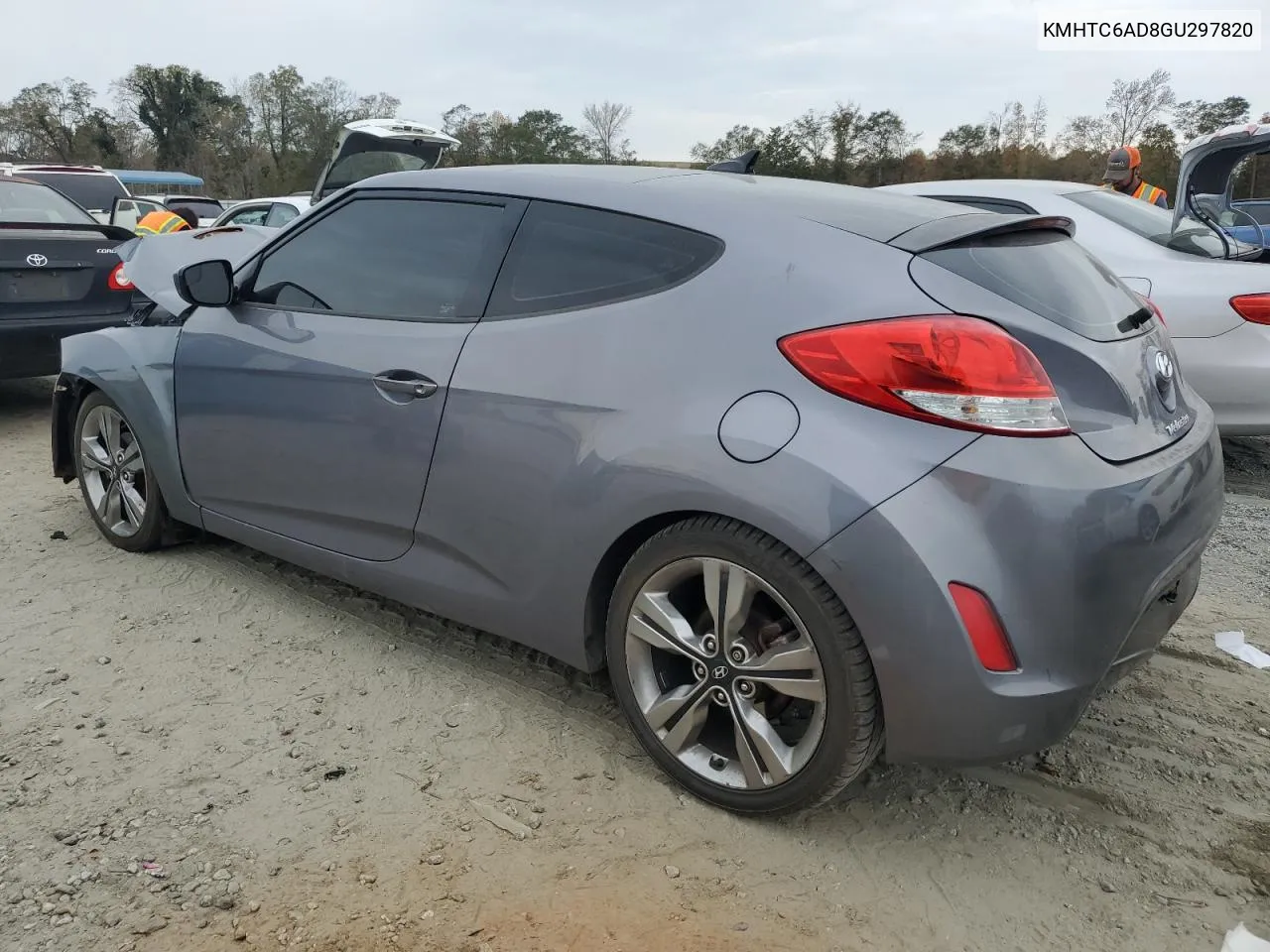 2016 Hyundai Veloster VIN: KMHTC6AD8GU297820 Lot: 78581324