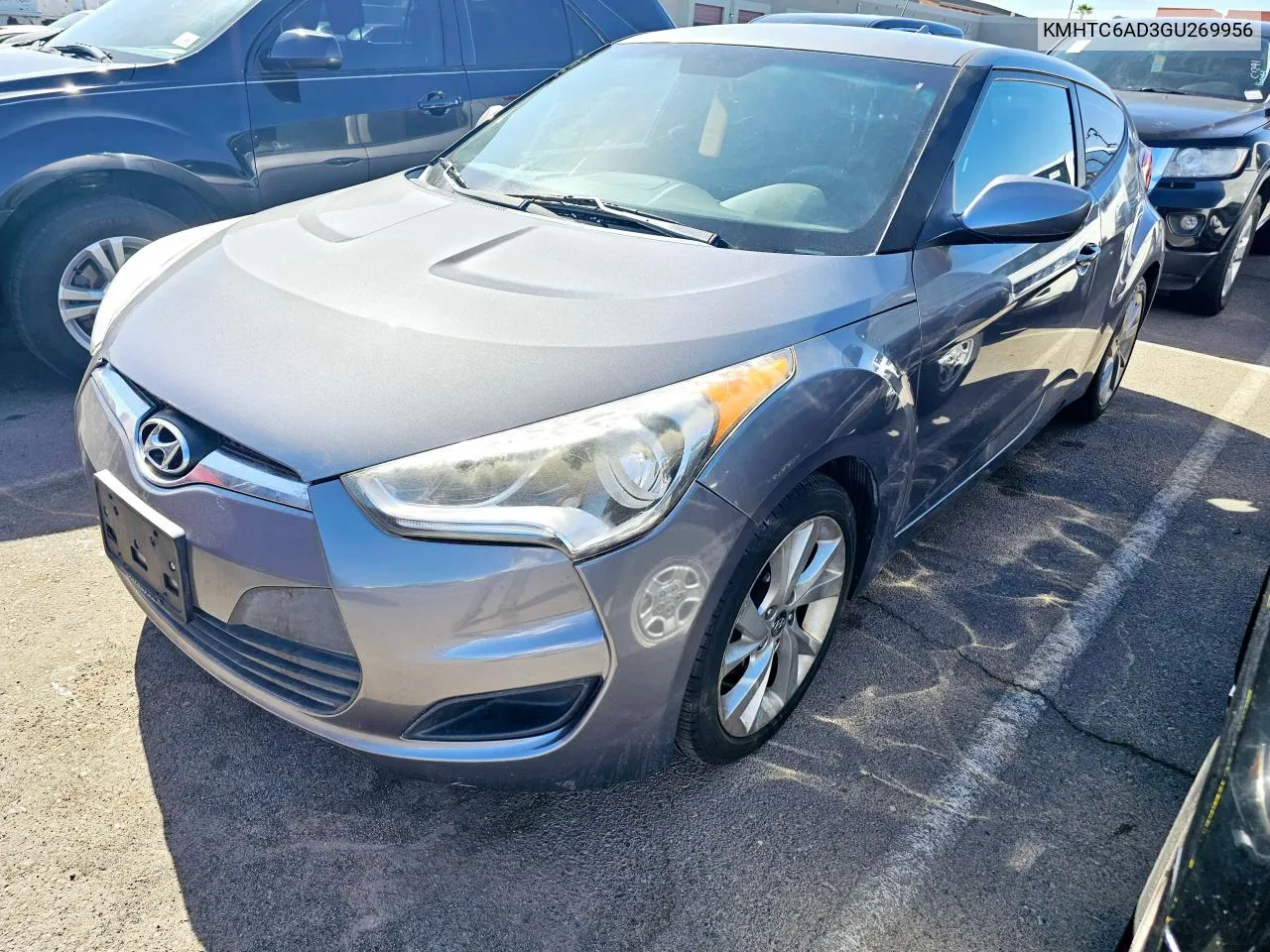 2016 Hyundai Veloster VIN: KMHTC6AD3GU269956 Lot: 78760844