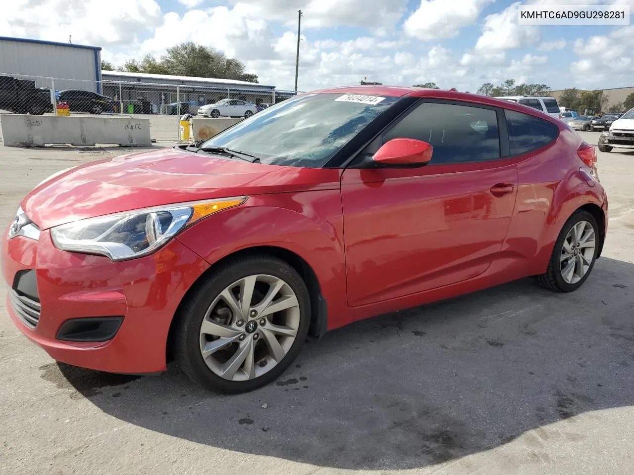 2016 Hyundai Veloster VIN: KMHTC6AD9GU298281 Lot: 79034014