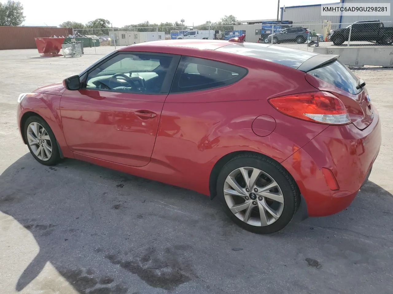 2016 Hyundai Veloster VIN: KMHTC6AD9GU298281 Lot: 79034014