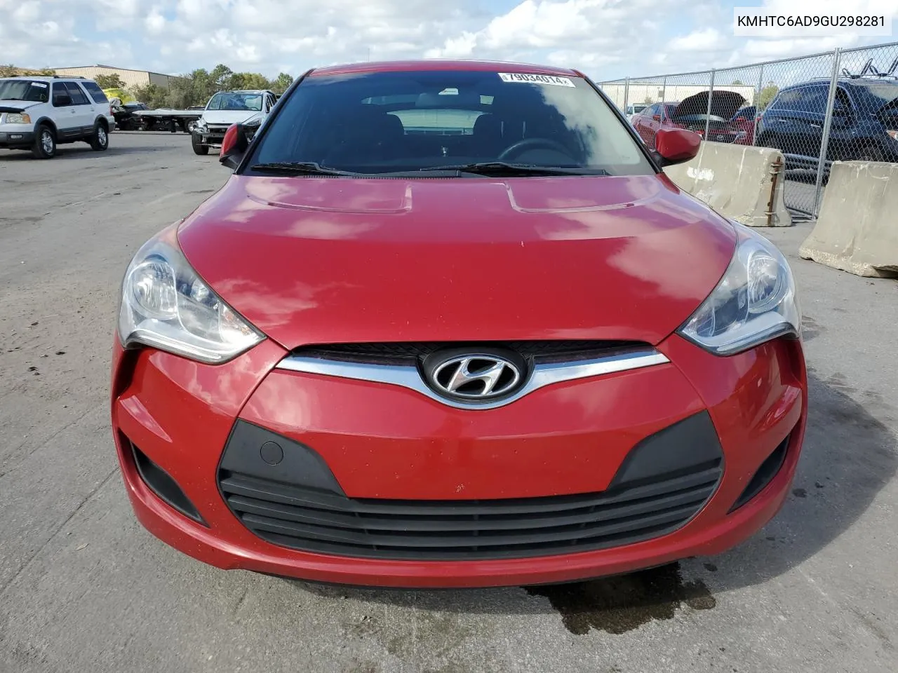 2016 Hyundai Veloster VIN: KMHTC6AD9GU298281 Lot: 79034014