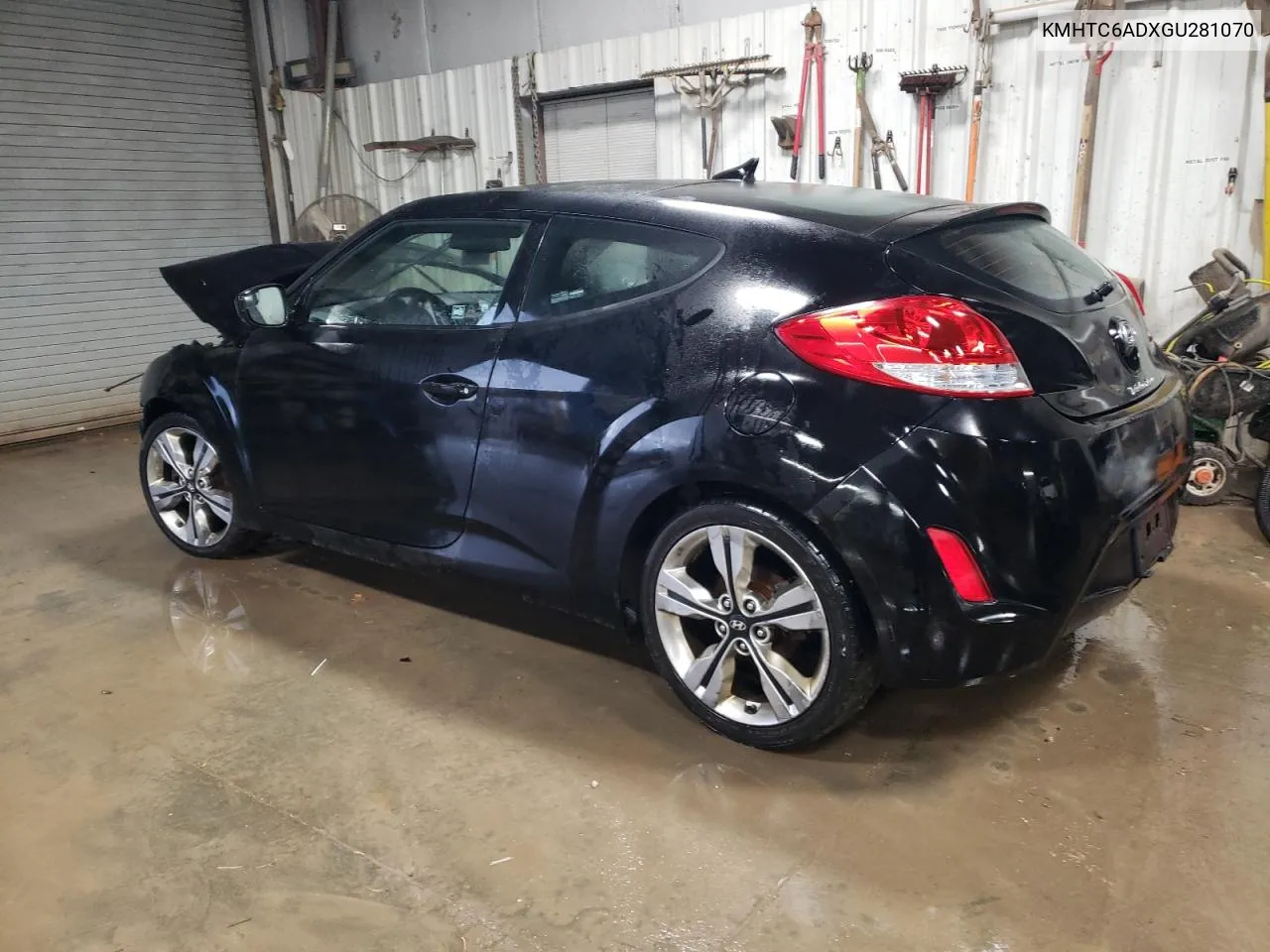 2016 Hyundai Veloster VIN: KMHTC6ADXGU281070 Lot: 80631974