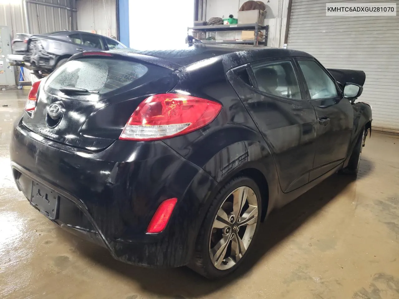 2016 Hyundai Veloster VIN: KMHTC6ADXGU281070 Lot: 80631974