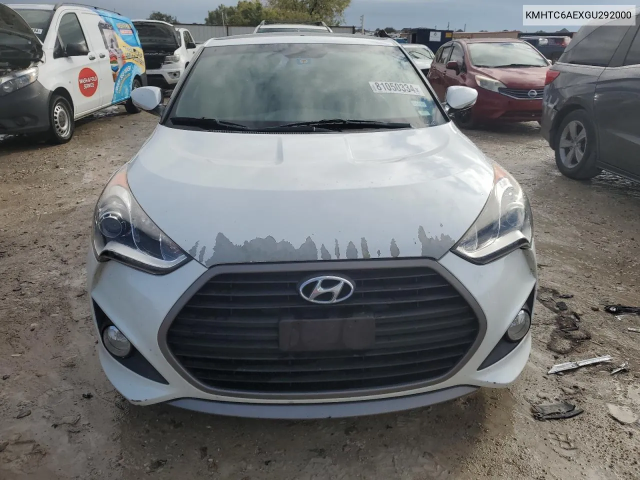 2016 Hyundai Veloster Turbo VIN: KMHTC6AEXGU292000 Lot: 81050334