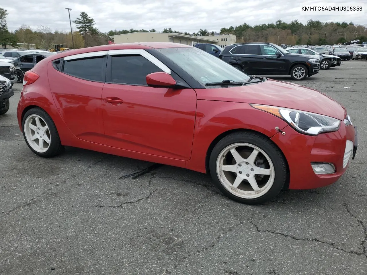 2017 Hyundai Veloster VIN: KMHTC6AD4HU306353 Lot: 52848994