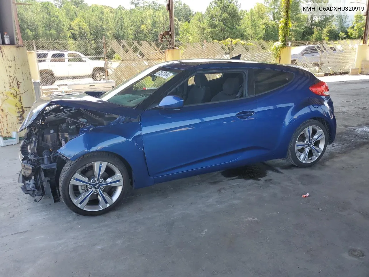 2017 Hyundai Veloster VIN: KMHTC6ADXHU320919 Lot: 63512054