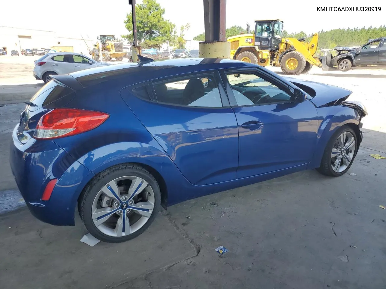 2017 Hyundai Veloster VIN: KMHTC6ADXHU320919 Lot: 63512054