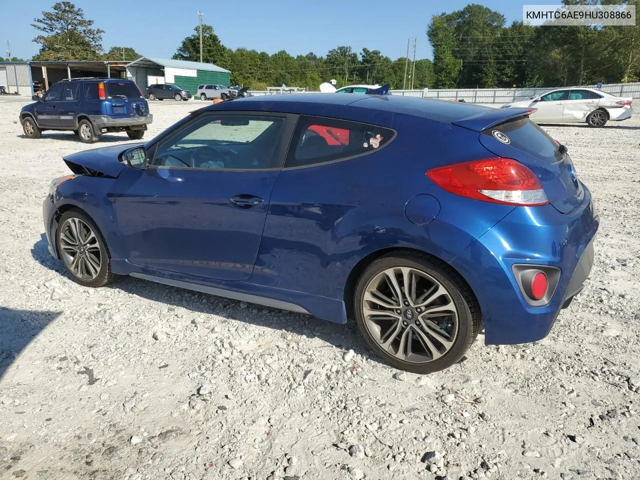 KMHTC6AE9HU308866 2017 Hyundai Veloster Turbo