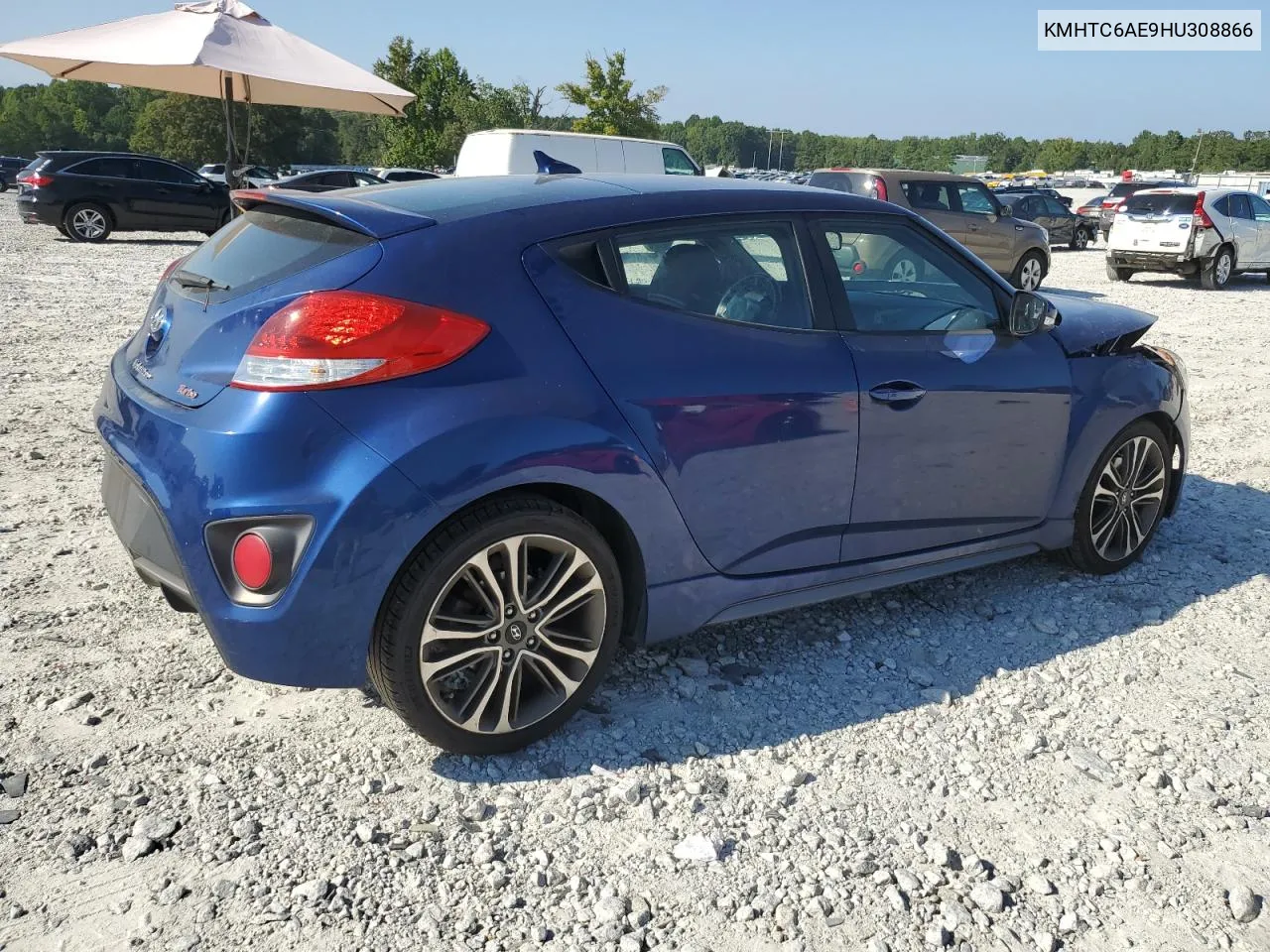 KMHTC6AE9HU308866 2017 Hyundai Veloster Turbo