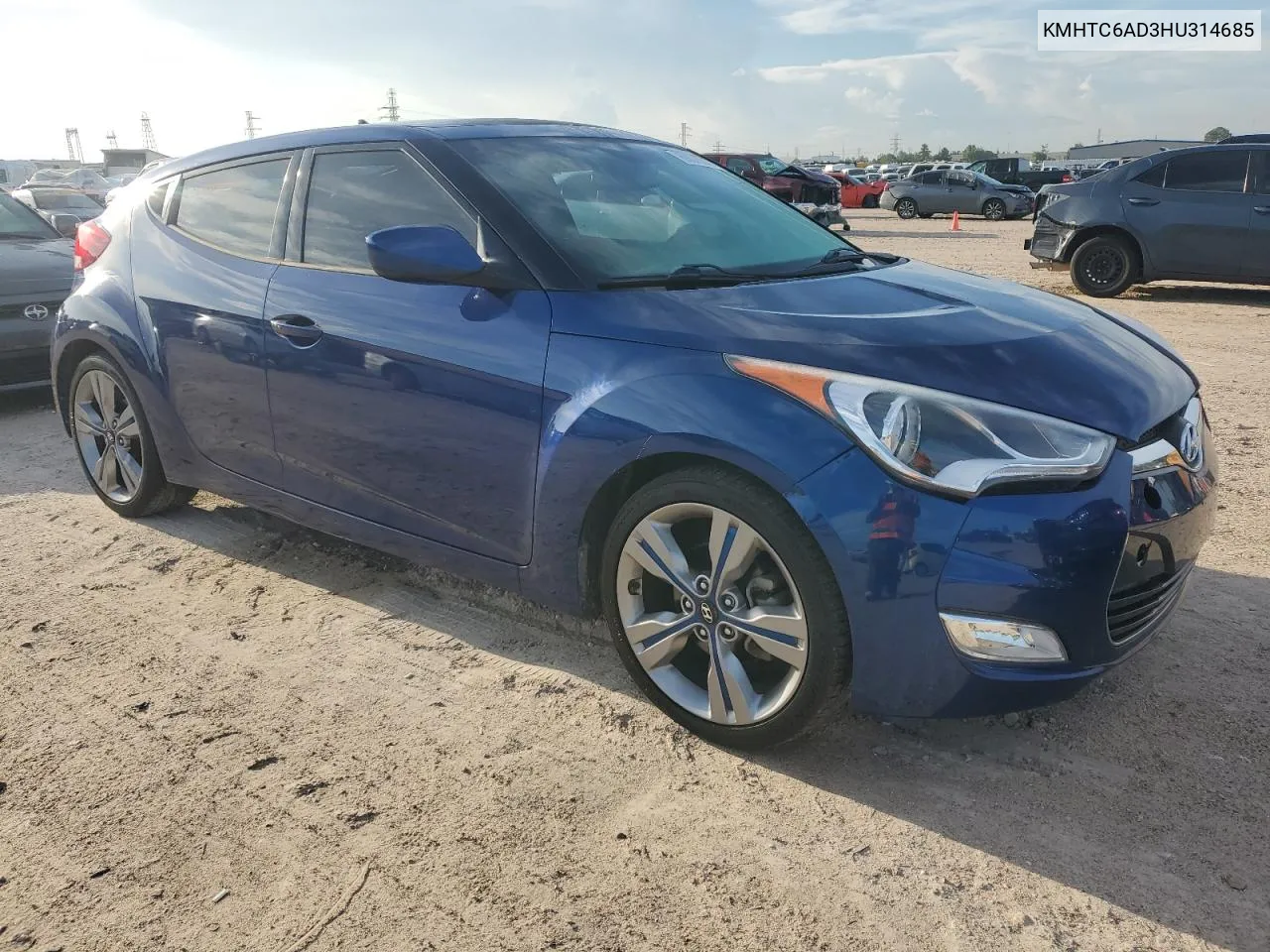 KMHTC6AD3HU314685 2017 Hyundai Veloster