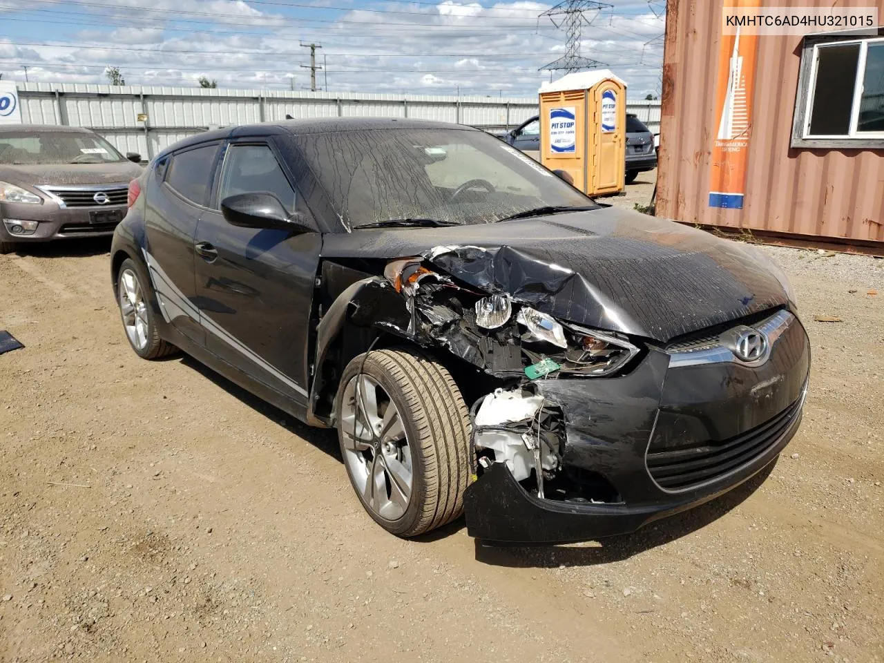 KMHTC6AD4HU321015 2017 Hyundai Veloster