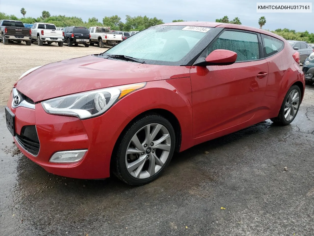 KMHTC6AD6HU317161 2017 Hyundai Veloster